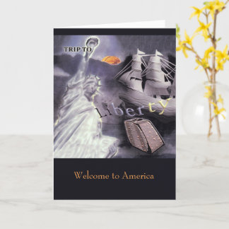 Carte personnalisée America Liberty Citizenship