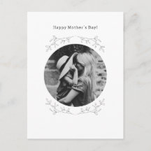 Carte personnalisée Bonne fête des mères avec phot