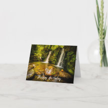 Carte personnalisée Coolalingo Waterfalls
