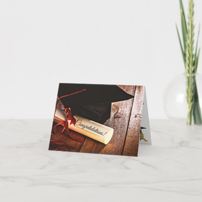 Carte personnalisée de diplôme (Devant)