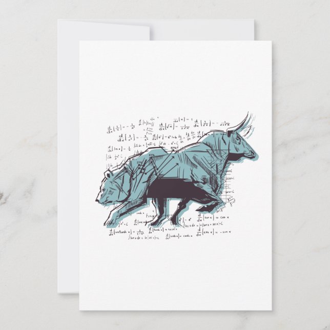 Carte personnalisée de marché haussier et baissier (Devant)