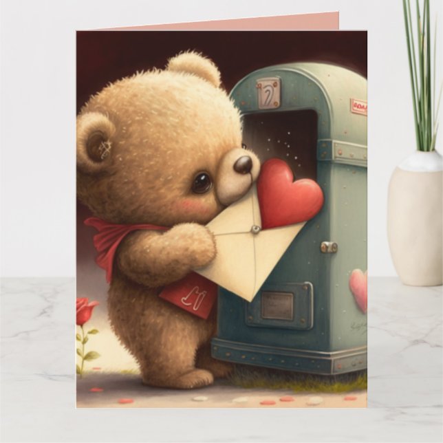 Carte personnalisée de Saint-Valentin (Devant)