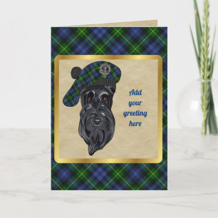 Carte personnalisée Gordon Badge & Tartan