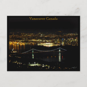 Carte personnalisée Lions Gate de Vancouver