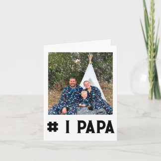 Carte personnalisée pour la fête des pères n°1 pou