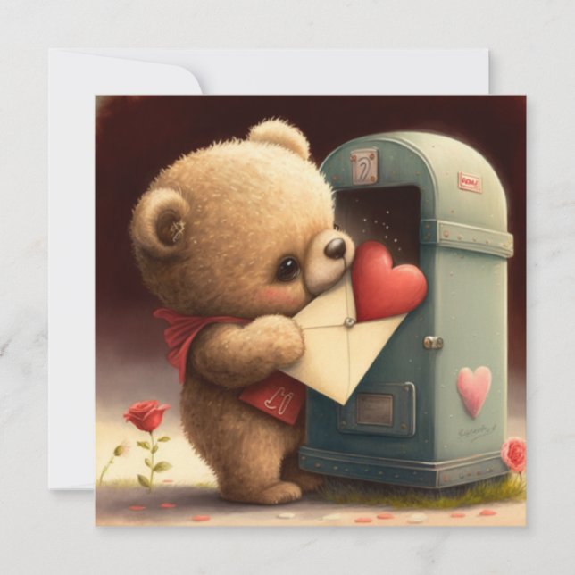 Carte personnalisée pour la Saint-Valentin (Devant)