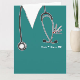 Carte personnalisée pour les diplômes Médicales