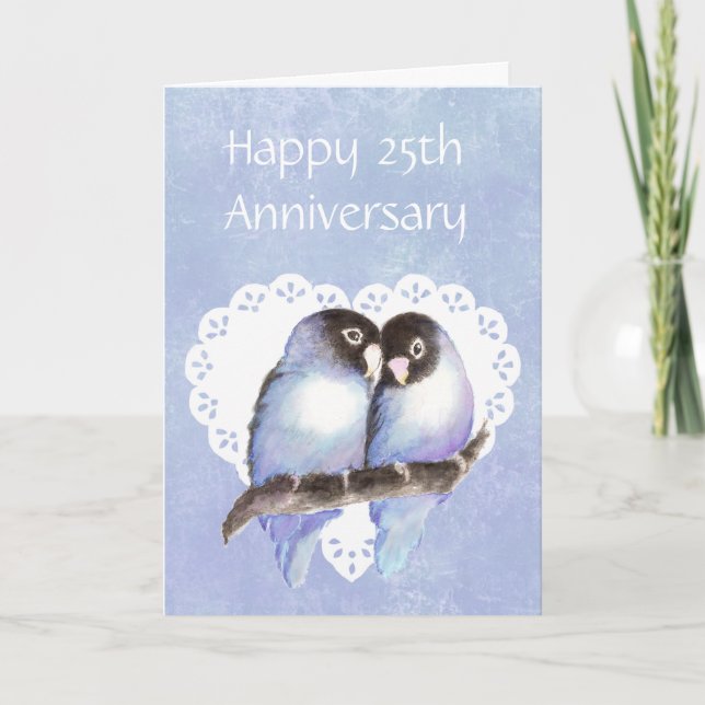 Carte Personnalisez cette Humour d'oiseaux d'amour d'ann (Devant)
