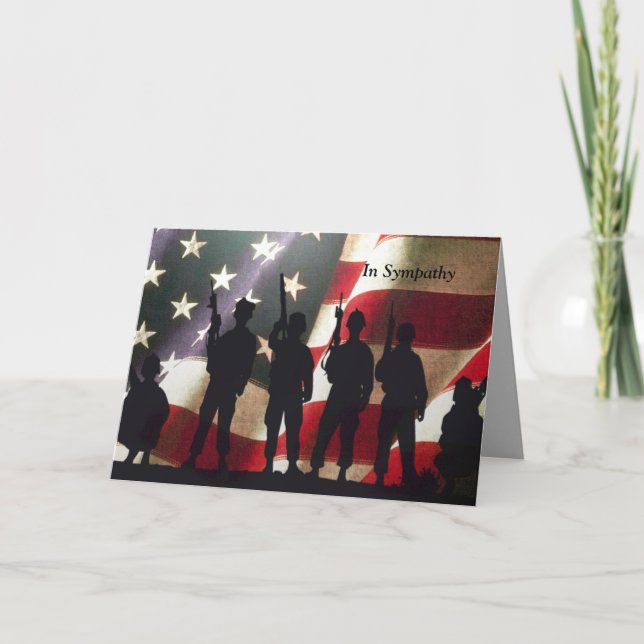 Carte Personnalité de la sympathie du soldat patriotique (Devant)