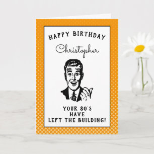 Carte Personnalized 90th Birthday Over The Hill Funny