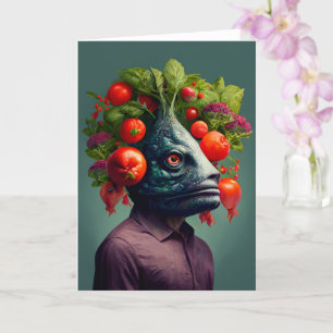 Carte Personne de pêche étrange en toutes occasions