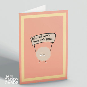 Carte Personne vraiment mignonne