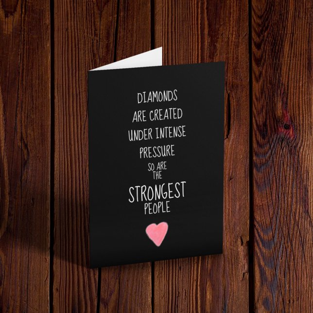 Carte Personnes fortes Encouragement inspirationnel (Créateur téléchargé)