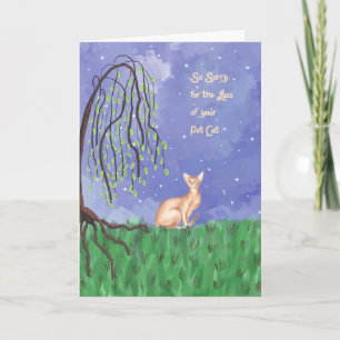 Carte Perte de chat animal de compagnie (Abyssinian) Car