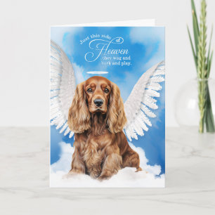 Carte Perte de chien Cocker Spaniel Pet Sympathie