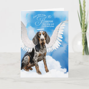 Carte Perte d'un Bluetick Coonhound Chien animal de comp