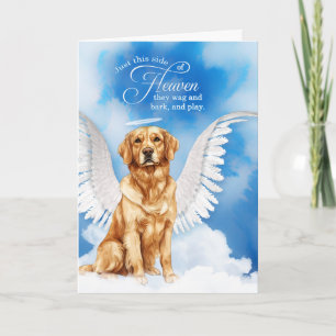 Carte Perte d'un chien Golden Retriever Angel Pet Sympat