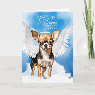 Carte Perte d'un teint noir lisse Chihuahua Pet Sympathi