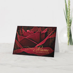 Carte Perte espagnole d'un mari Rose de crime de sympath