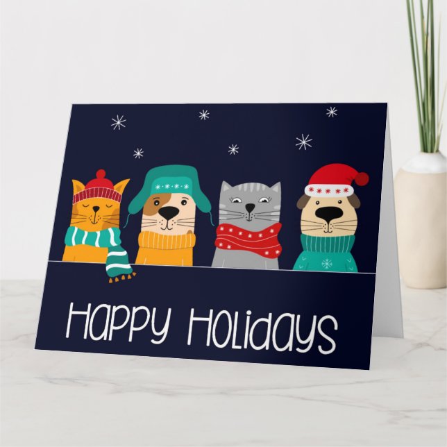 Carte Pet Business Noël (Devant)