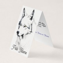 Carte Pet Memorial ou Sympathy Folk Card
