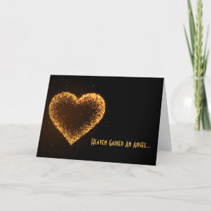 Carte Pet Perdre le coeur Lune & Étoiles Condolence
