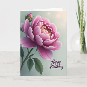 Carte pétale de fuchsia joyeuse