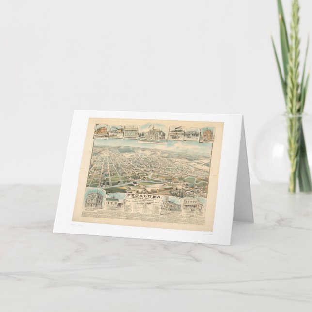 Carte Petaluma, CA (1314A) (Devant)