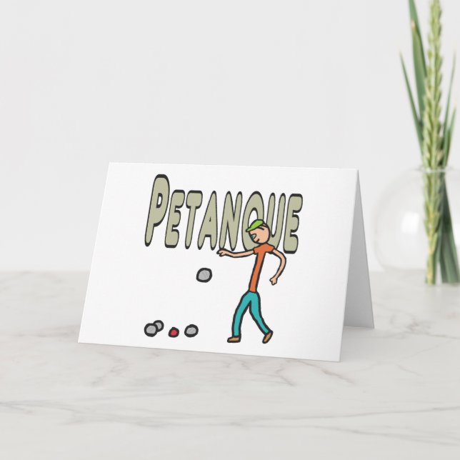 Carte Petanque (Devant)
