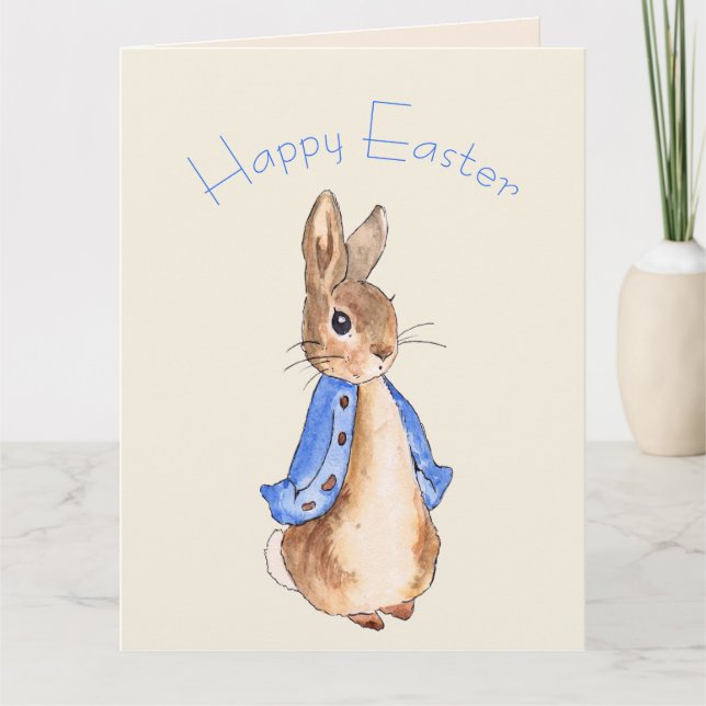 Carte Peter le lapin lapin de Pâques (Devant)