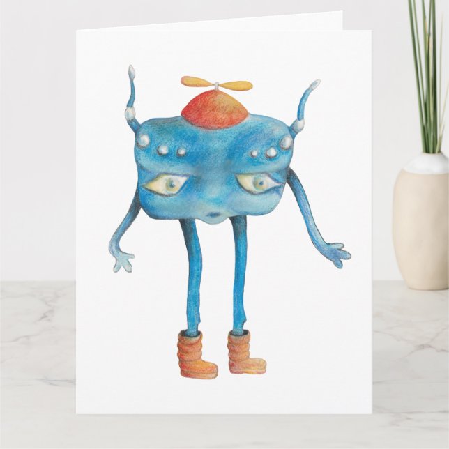 Carte Petit Alien Pi (Devant)