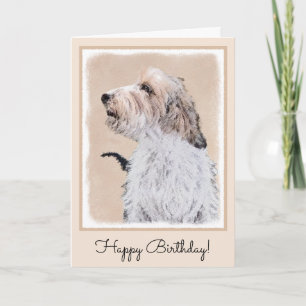 Carte Petit Basset Griffon Vendéen Peinture - Chien Art