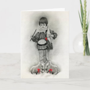 Carte petit batteur garçon