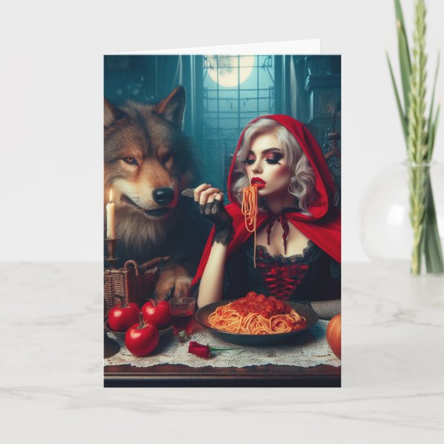 Carte Petit Blonde Rouge cheveux Imaginaire foncé Annive (Devant)