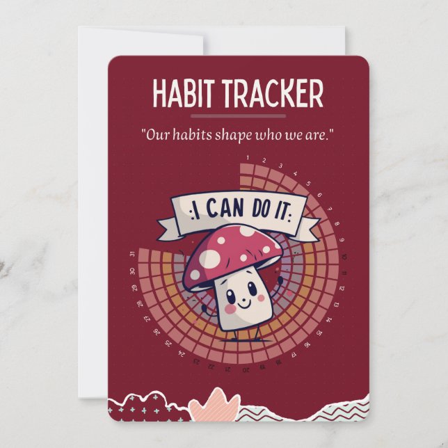 Carte petit champignon Tracker Habit (Devant)