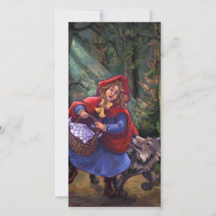 Carte Petit Chaperon Rouge
