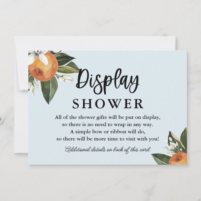 Carte Petit Cutie Afficher Douche & Livres Pour Baby Car (Dos)