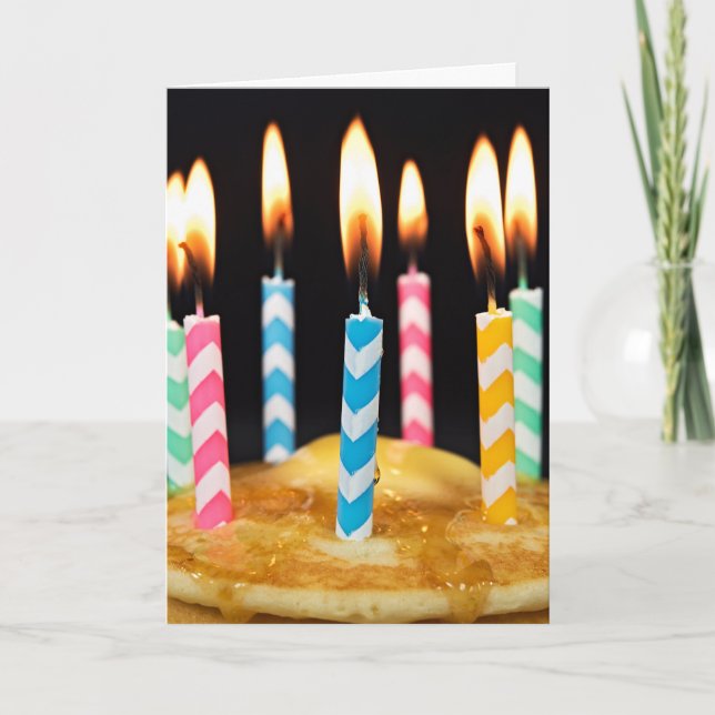 Carte Petit-déjeuner d'anniversaire (Devant)