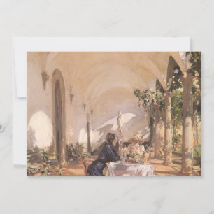 Carte Petit déjeuner dans la Loggia par John Singer Sarg