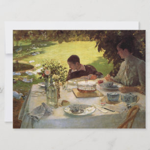 Carte Petit déjeuner dans le jardin