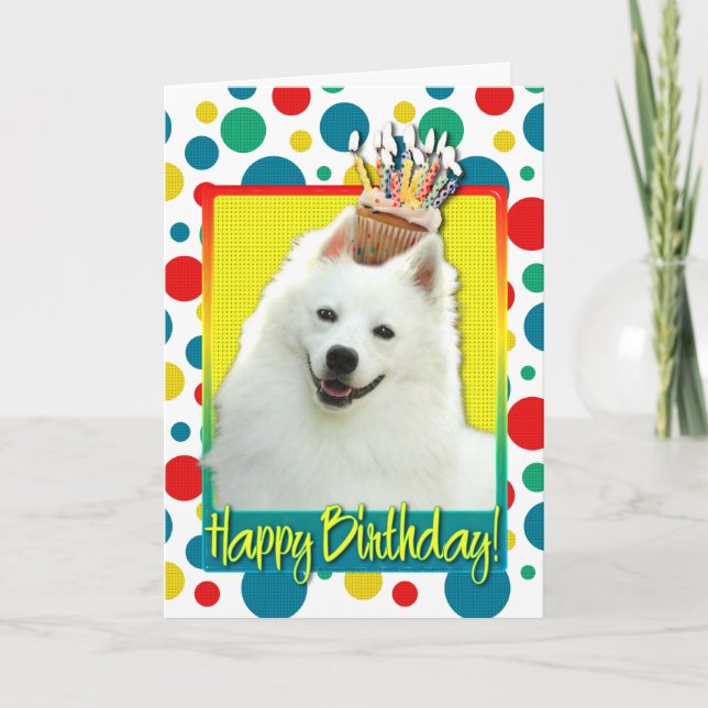 Carte Petit gâteau d'anniversaire - Esquimau américain (Devant)