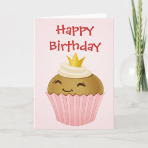 Carte Petit gâteau de joyeux anniversaire
