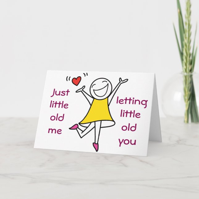 CARTE PETIT JE SOUHAITE PETIT ANNIVERSAIRE... (Devant)