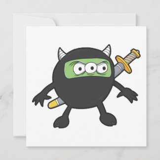 Carte petit monstre ninja