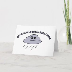 Carte Petit nuage noir de pluie