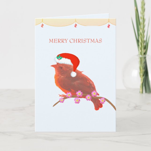 Carte Petit oiseau mignon (Devant)