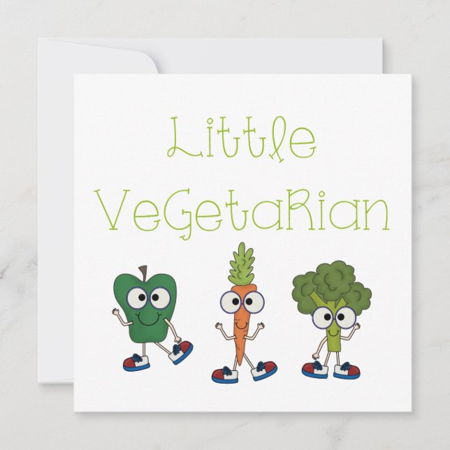Carte Petit végétarien (Devant)