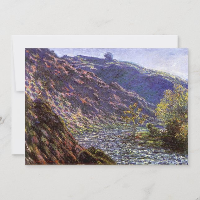 Carte Petite Creuse, soleil de Claude Monet (Devant)