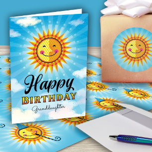 Carte Petite-fille Cute Anniversaire