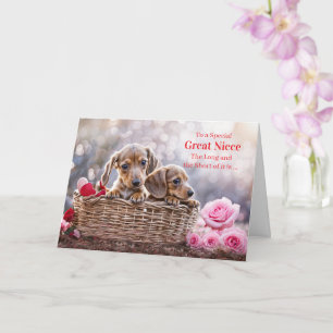 Carte Petite-fille de frère ou de sœur ou arrière-petite